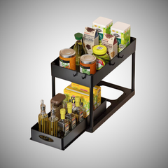 Étagère de Rangement 2 Niveaux