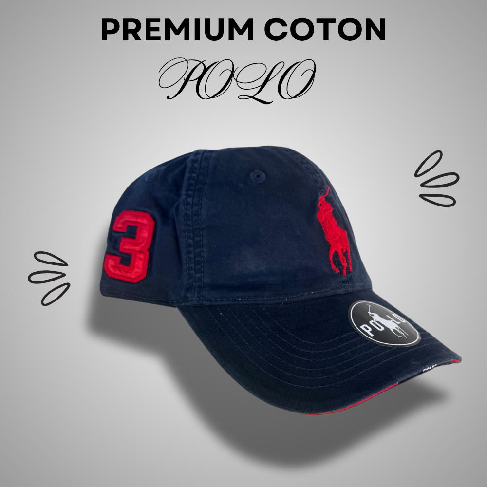 CASQUETTE POLO EN COTON PREMIUM