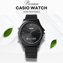 CASIO BLACK INOXYDABLE