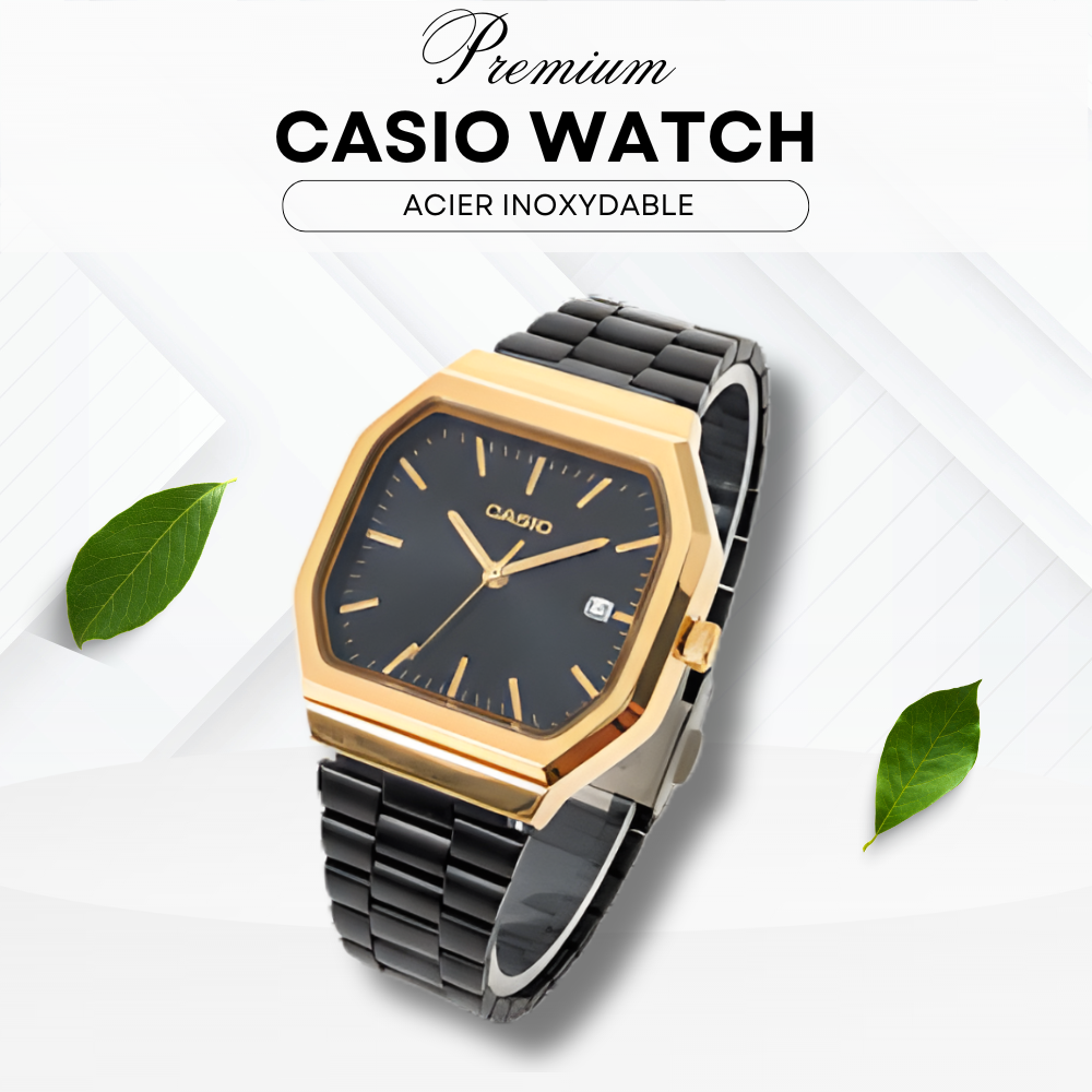 CASIO VINTAGE BLACK & GOLD