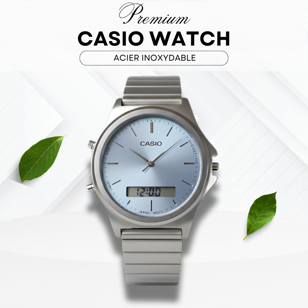 CASIO SILVER INOXYDABLE