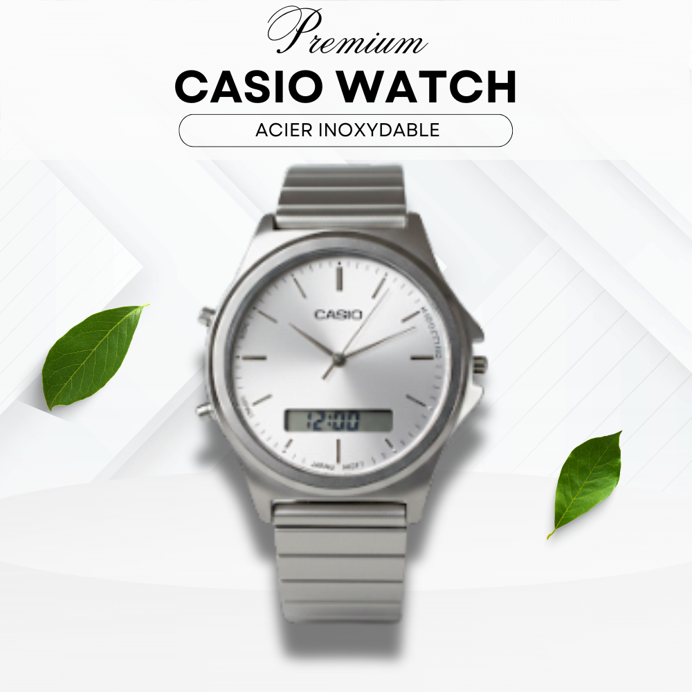 CASIO SILVER INOXYDABLE