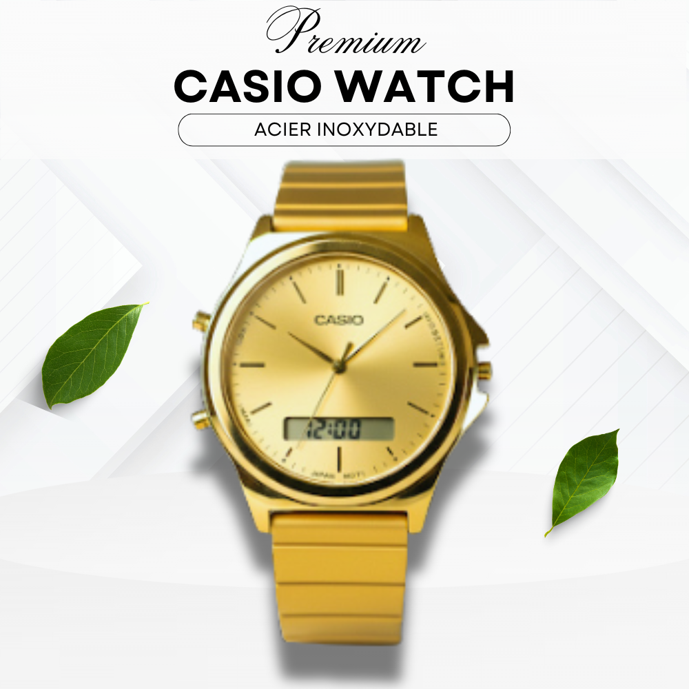 CASIO GOLD INOXYDABLE